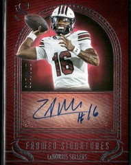 2025 Panini Silhouette #FS-LSS LaNorris Sellers Framed Signatures #/199