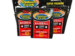 (2) 1992 Stadium Club Series 1 Baseball Boxes!!! Rip 72 Factory Sealed Packs!!!!