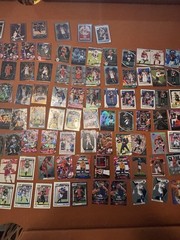 175 Sports Cards Football And Basketball. Autos, Relics, Rookies, Numbered Etc