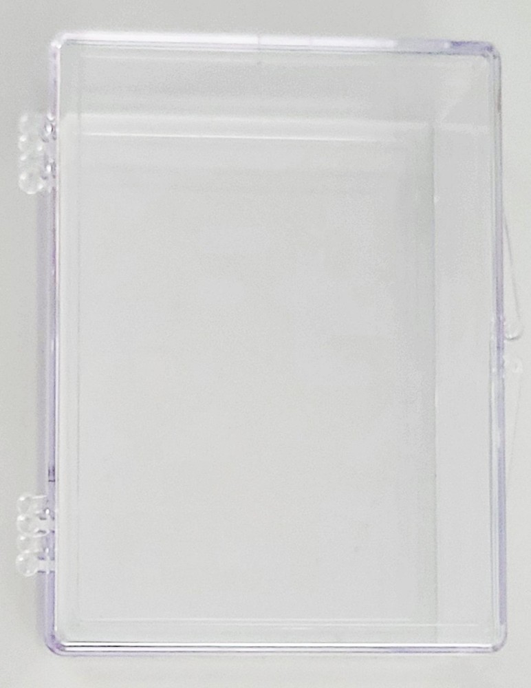 1 Ultra Pro 50 Count Clear Hinged Card Storage Box Case Holder Sports Trading