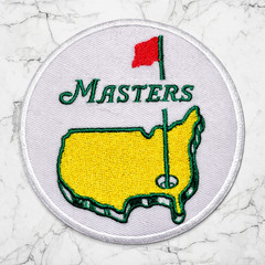 MASTERS GOLF PGA EMBROIDERED IRON/SEW ON PATCH 3″ROUND FREE SHIPPING