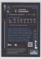 2024 Bowman AI Mini-Diamond Refractor 112/150 Jackson Chourio Rookie RC 1sr2