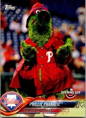 2018 Topps Opening Day Mascots #M-8 Phillie Phanatic Pillidelphia Phillies