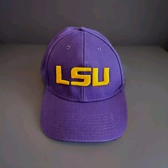 LSU TIGERS 47 BRAND OFFICIALLY LICENSED COLLEGIATE PRODUCTS ADJUSTABLE HAT CAP**