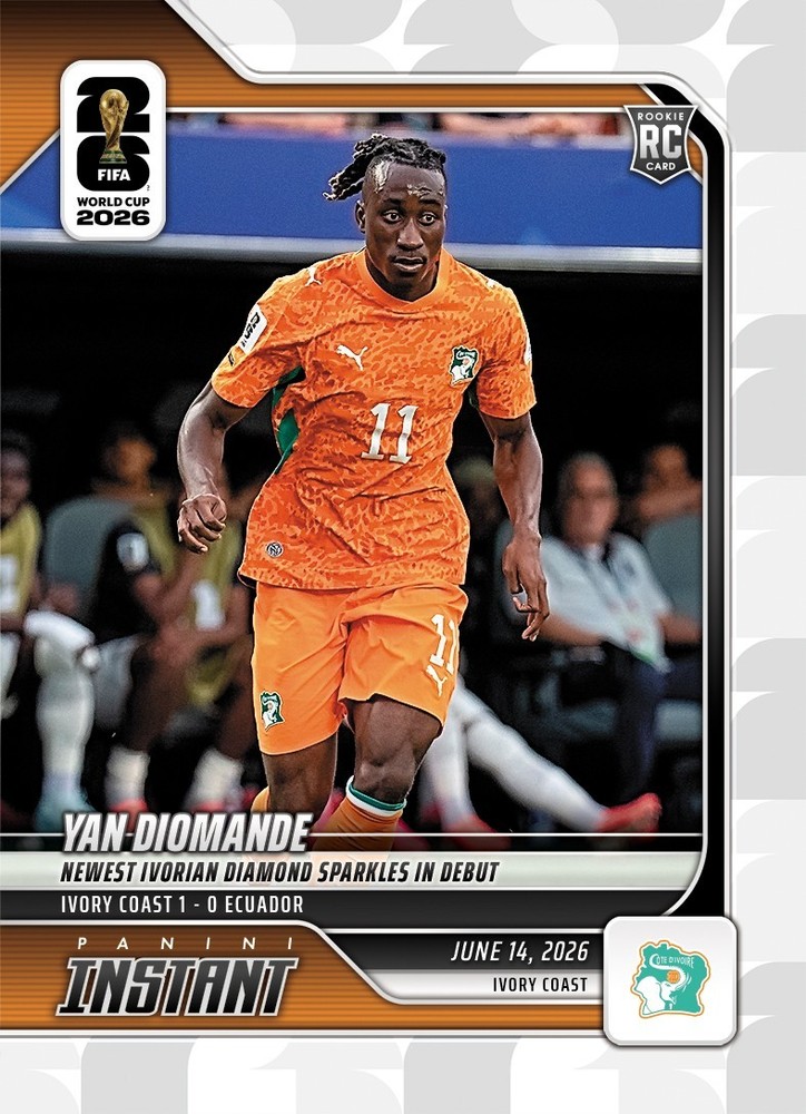 *PRESALE* 2026 Panini Instant FIFA World Cup Yan Diomande RC #27 ~ Ivory Coast