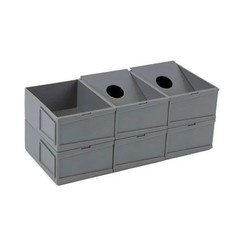 (6 Cells/Pack) BCW Modular Sorting Tray – Combinable Cells with Adjustable Bases
