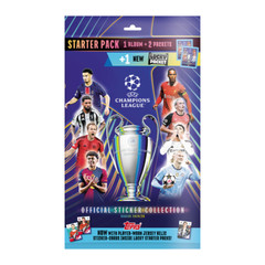 Champions League Stickers 24/25 – Starter Pack – Includes 1 Album + 2 Packets