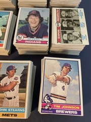 Huge (1100) 1974,1975, 1976, 1977, 1979 Topps Vintage Baseball Lot ~EX Condition
