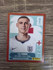 2026 Panini FIFA World Cup Sticker Phil Foden ENG16 Red Parallel England