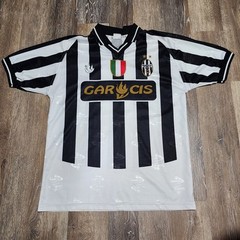 Vintage Garcis Mexico MX Mexican League Soccer Jersey Striped #14 Size Large