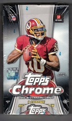 2012 TOPPS CHROME NFL HOBBY BOX ONE AUTO 24 PACKS FACTORY SEALED