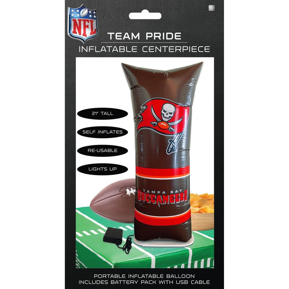 Tampa Bay Buccaneers 21″ LED Inflatable Balloon – NFL Party Decor