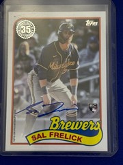 ⚾ 2024 Topps Baseball 1989 35th Anniversary Rookie Auto #89BA-SF Sal FRELICK ⚾