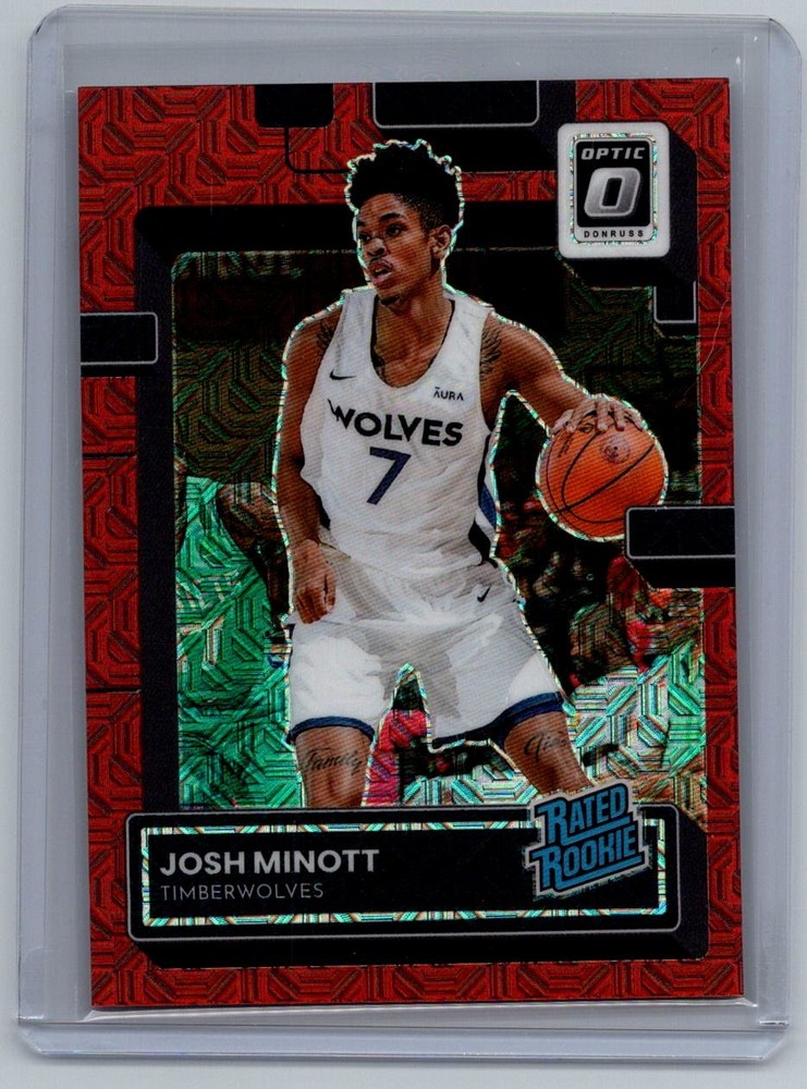 2022-23 Donruss Optic Choice Red 67/88 Josh Minott