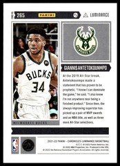 2021-22 Panini Chronicles #265 Giannis Antetokounmpo