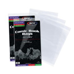 Resealable Thick Silver Age Comic Bags – 200 ct | Archival Quality, Acid-Free…