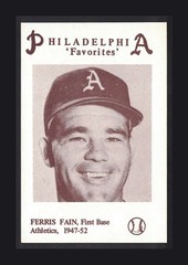 1977 HRT / RES Philadelphia Favorites #8 FERRIS FAIN – A’s Philly Show Promo