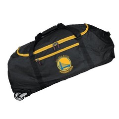 Golden State Warriors Rolling Duffel Bag Gym Travel Luggage w/ Wheels Foldable