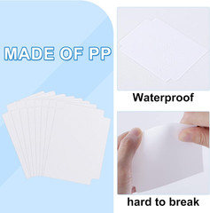 120 Pcs Trading Card Dividers Card Sorting Tray White Card Separators with Ta…