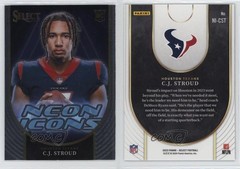 2023 Panini Select Neon Icons CJ Stroud #NI-CST Rookie RC 12wz
