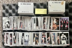 1991 ALL WORLD BOXING CARDS 2 Partial Sets With Muhammad Ali Rocky Marciano
