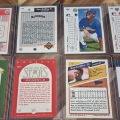 Ken Griffey Jr. Mariners 19-Card Lot MLB Mixed Brands/Years Donruss Fleer Topps