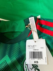 adidas Mexico Youth Home Jersey 22/23 Legend G.Ochoa #13 Sz YXS- Green