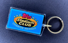 RARE Topps Stadium Club Charter Member 1991 Key Chain (NEVER USED)