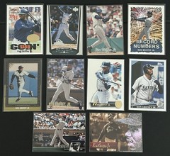Ken Griffey Jr. 10-Card Lot Seattle Mariners Mixed Brands Inserts HOF Great Deal