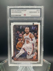 2025-26 Topps Flagship Jalen Brunson New York Knicks ~ GRADED GEM MINT PTA 10🔥