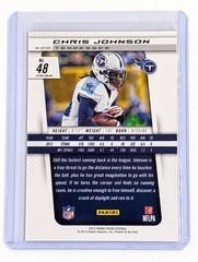 2013 Panini Prizm Blue Prizm #48 Chris Johnson Tennessee Titans Color Match