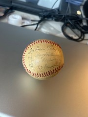 Facsimile signed autographed team souvenir baseball – 1953 Cincinnati Reds