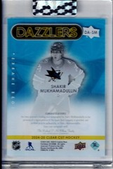 2024-25 Upper Deck Clear Cut Upper Deck Dazzlers Shakir Mukhamadullin Auto RC