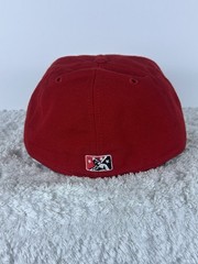 Vintage 90’s El Paso Diablos New Era Fitted Baseball Hat Cap Size 7 1/8 NWOT