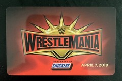 WWE WrestleMania 35 hotel room key/card RARE! Not available to public