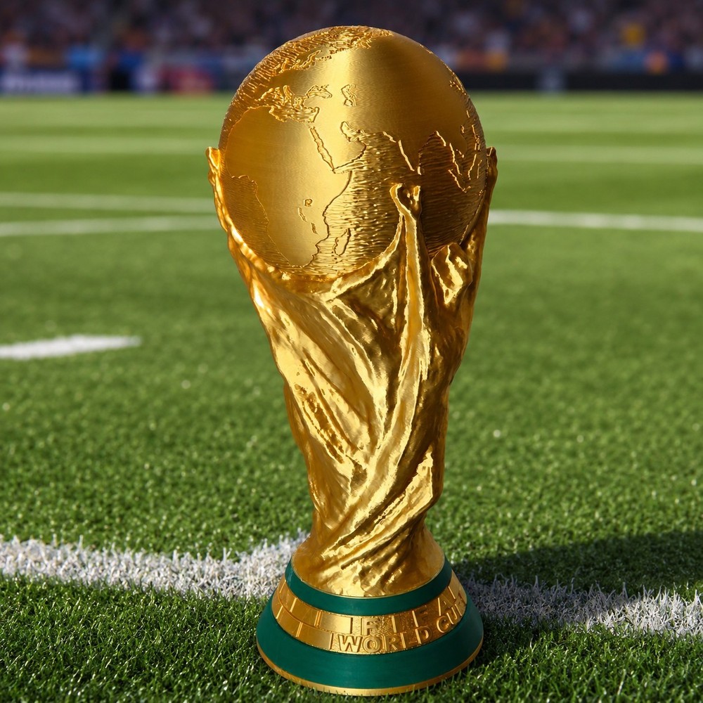 Full Size 14.5″ World Cup Trophy Replica – Premium 3D Printed Display Piece