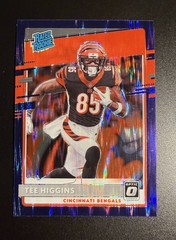 2020 Panini Donruss Optic – Rated Rookies Tee Higgins #160 Purple Shock Prizm…