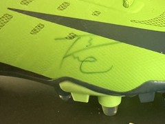 AUTHENTIC, AUTOGRAPHED Russell Wilson Nike Seahawks Cleats