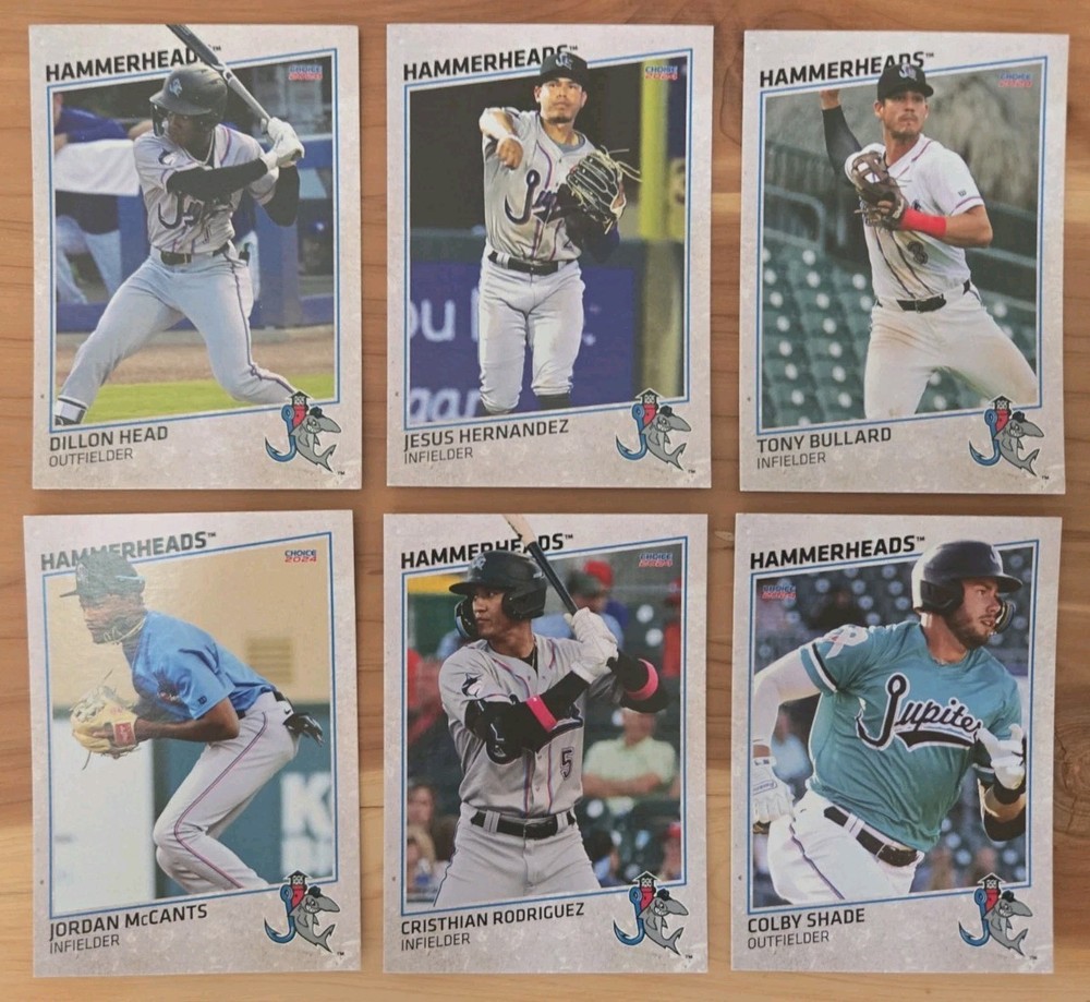 2024 Jupiter Hammerheads SINGLE CARDS from Team Card Set – CHOOSE YOUR PLAYER