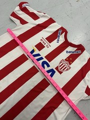 Vtg Club Necaxa Home Visa Victoria Mexican Soccer League Jersey Mens Red White