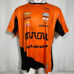 Alexander Rossi #7 Arrow McLaren IndyCar Orange Black Racing Jersey Men’s XL