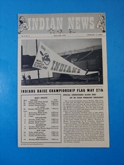 6×9 MAY-JUNE 1949(CLEVELAND) INDIAN NEWS MINNIE MINOSO