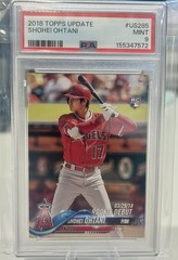2018 Topps Update Shohei Ohtani RC #US285 Rookie Debut PSA 9 Angels