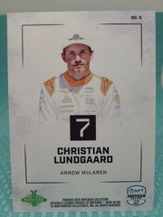 2026 Parkside Indycar Jumbo Oversized Box Topper/Bottomer Christian Lundgaard 5