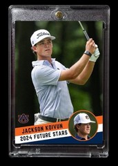 2024 Jackson Koivun NCAA Future Star Rookie Card College Auburn Tigers Golf