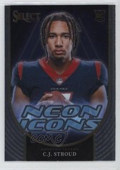 2023 Panini Select Neon Icons CJ Stroud #NI-CST Rookie RC 12wz