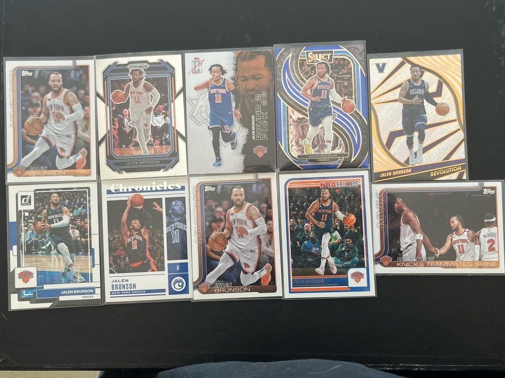 JALEN BRUNSON 10 Card’s Topps Prizm Select Signature Class FINALS MVP Knicks📈🏆