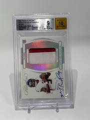2024 Flawless Michael Penix Jr Rookie Patch Auto /20 Silver RPA Bgs 9 AUTO 10