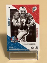 2018 PANINI CLASSICS CANTON COLLECTIONS SWATCHES HOF DAN MARINO WORN MATERIAL #9