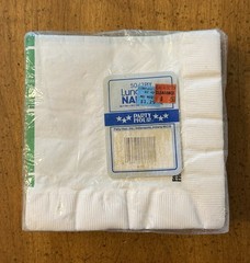VINTAGE Package Of 50 Unused Washington Redskins Paper Napkins NFL Football